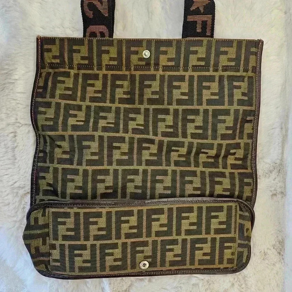 Fendi Zucca Print Foldable Tote - Picture 5 of 16